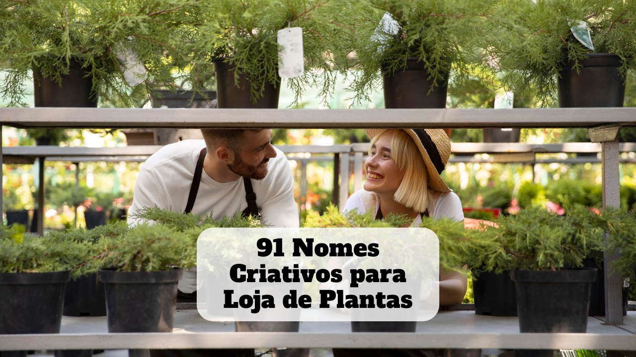 nomes criativos para loja de plantas