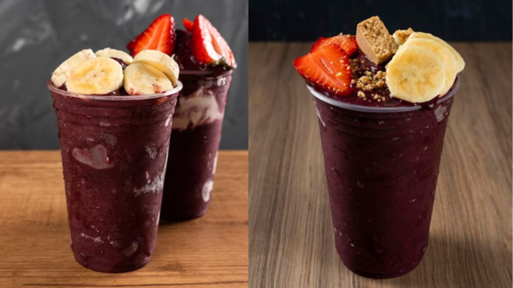 copo de açai para propaganda