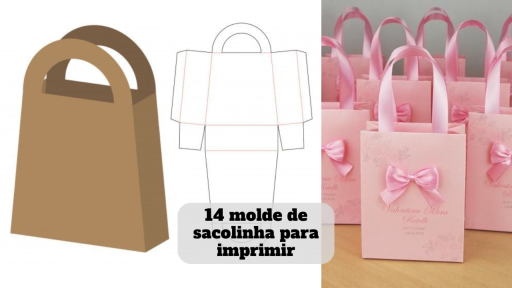 molde de sacolinha para imprimir