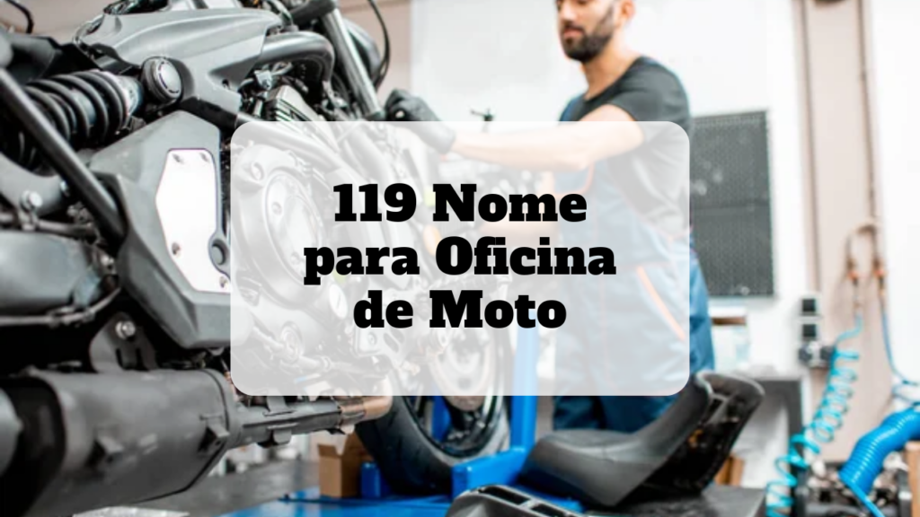 nome para oficina de moto