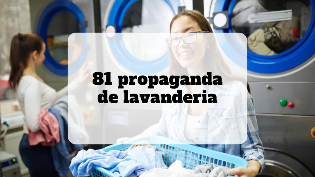 propaganda de lavanderia