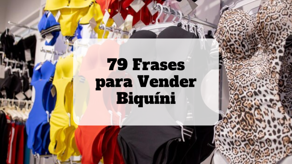 frases para vender biquíni