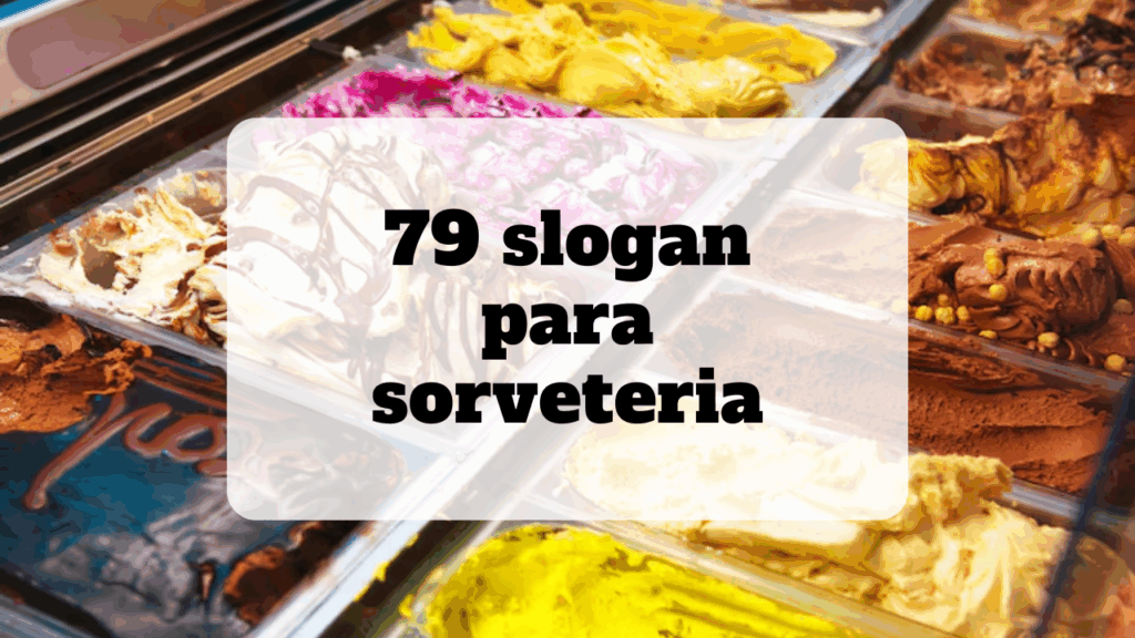 slogan para sorveteria