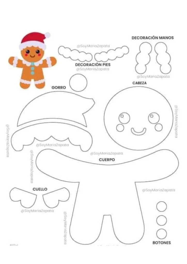 moldes de natal para imprimir