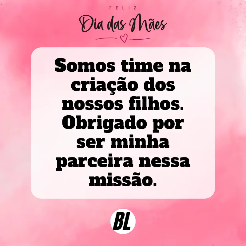 frases do dia das mães para esposa