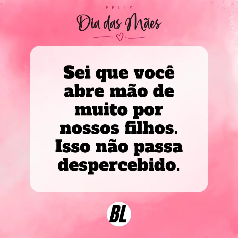 frases do dia das mães para esposa